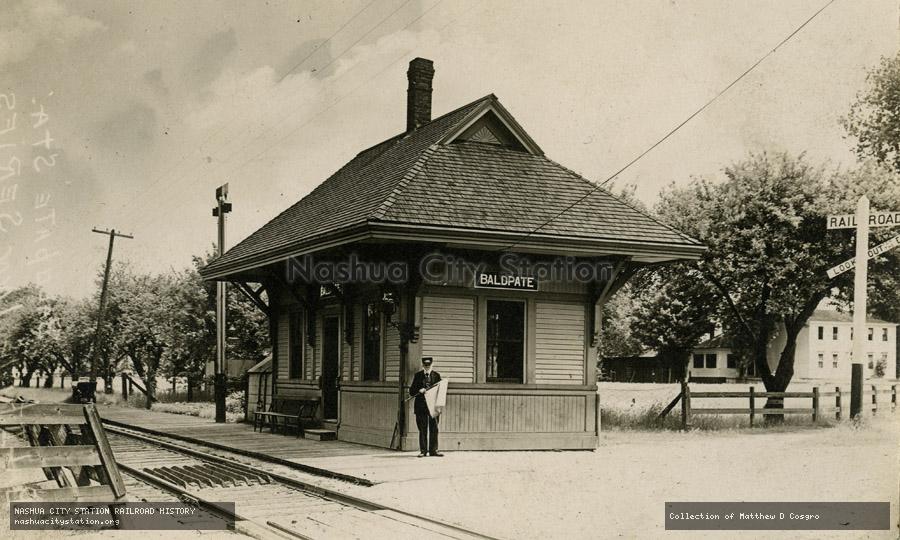 Postcard: Baldpate Station